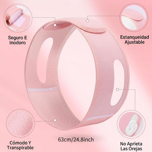 VELORA LIFT™ Banda Reafirmante Facial — Reduce Papada y Moldea Contorno