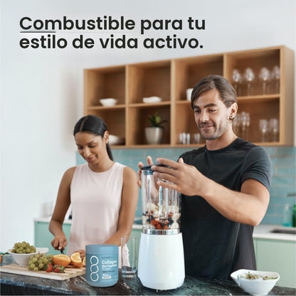Colágeno en Polvo — Apoya Piel Radiante, Cabello Fuerte y Uñas Saludables