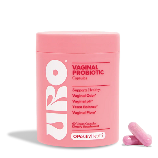 URO Probióticos Vaginales 60 Cápsulas — Apoya Equilibrio pH y Flora Íntima Natural (1 Mes)