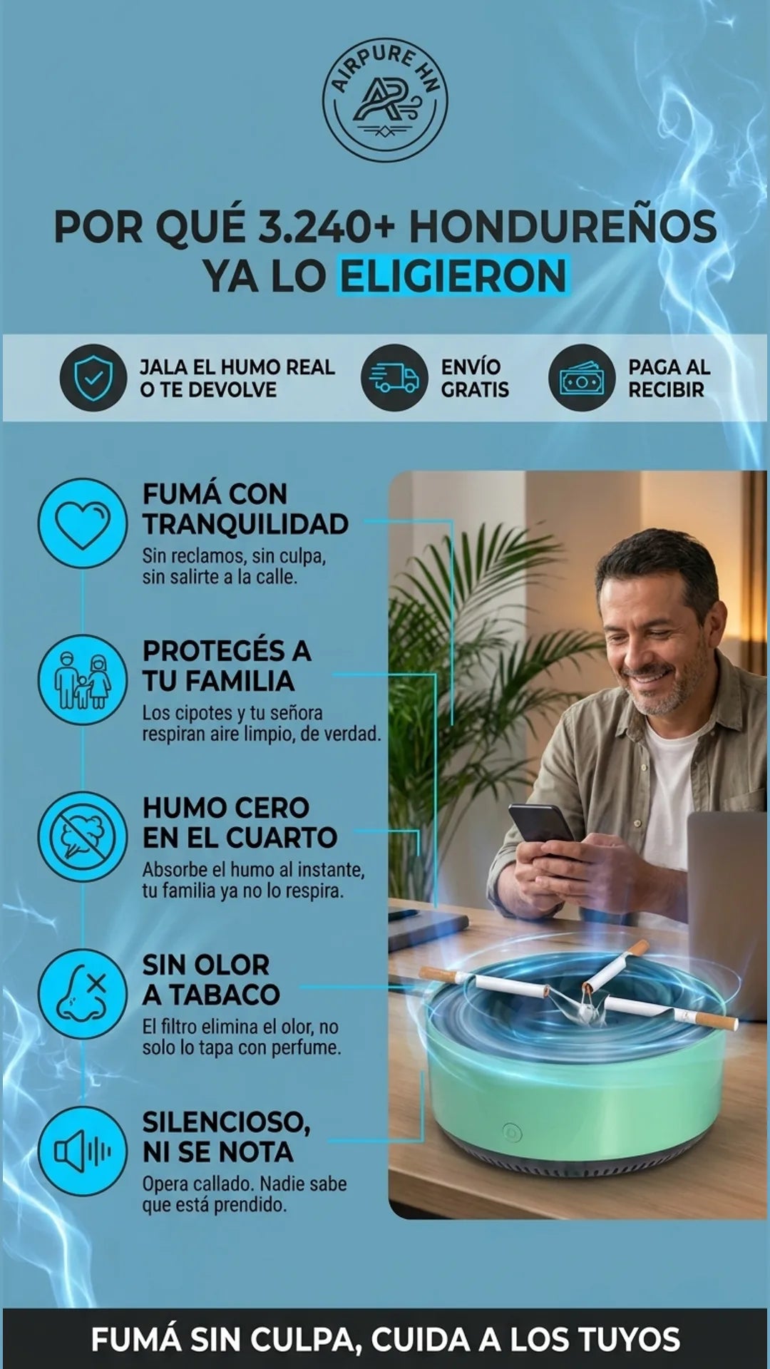 AirPure HN — beneficios