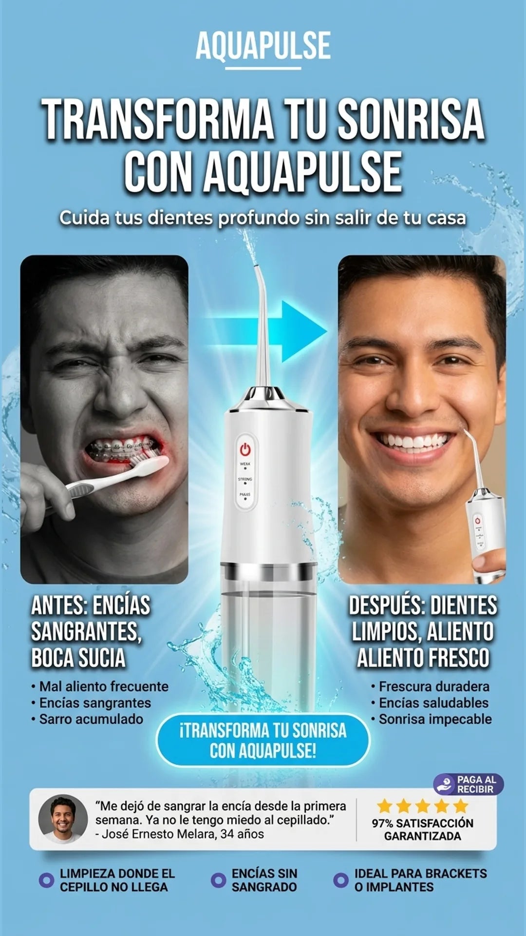 AquaPulse — antes-despues