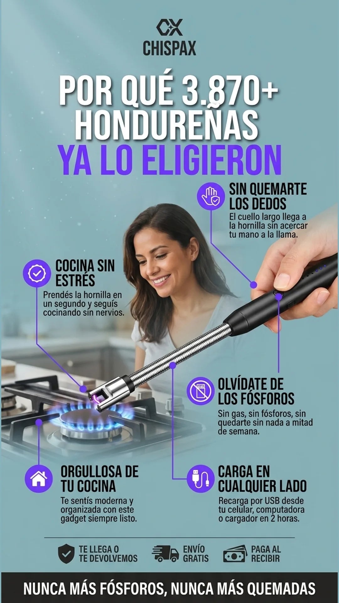 ChispaX — beneficios