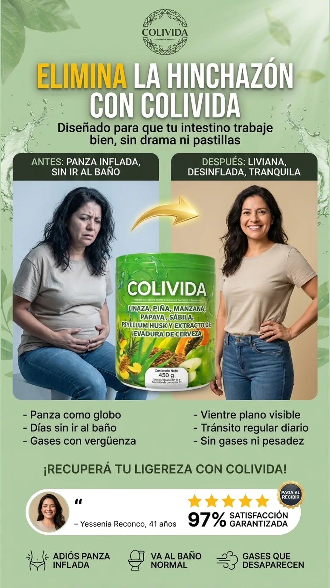 COLIVIDA — antes-despues
