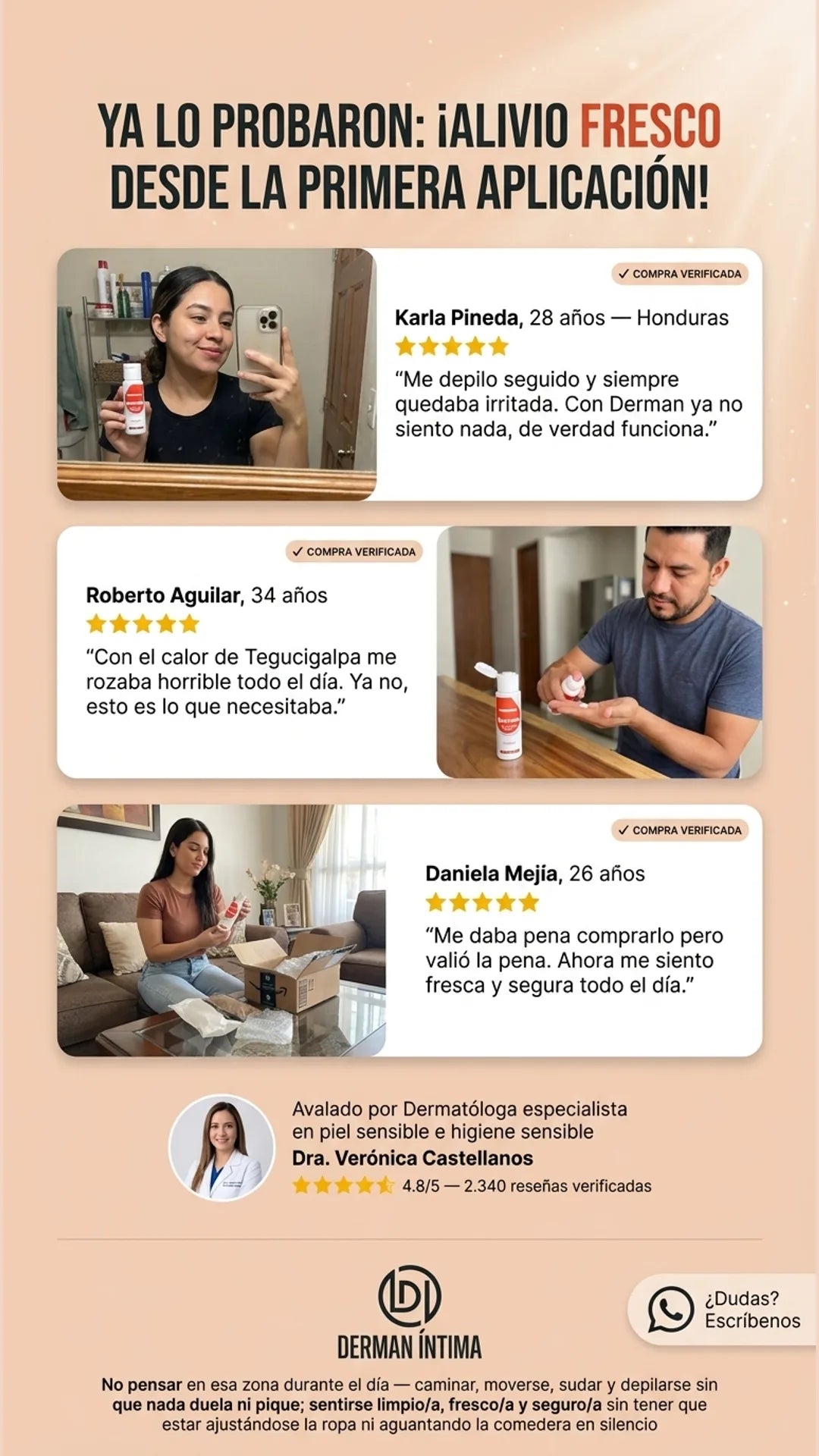 Derman Íntima — reseñas