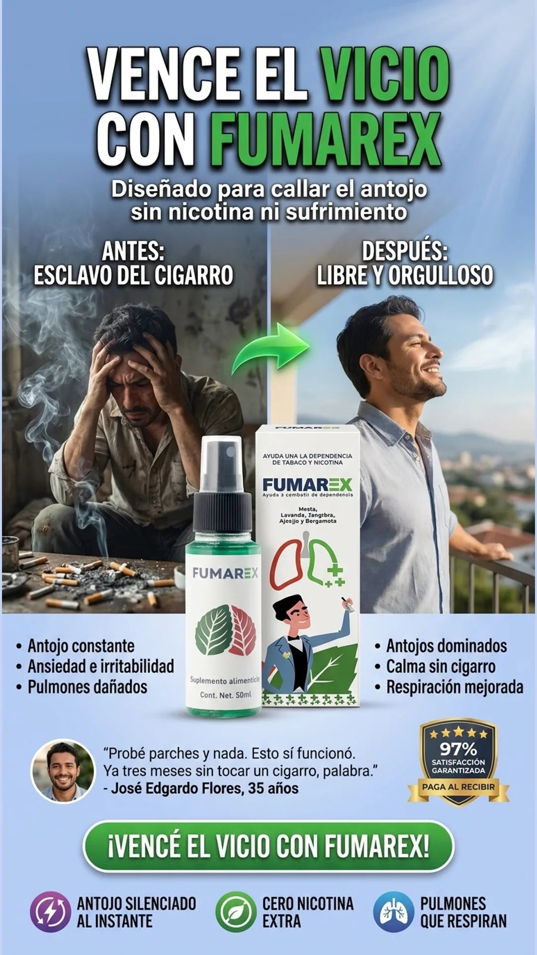 Fumarex — antes-despues