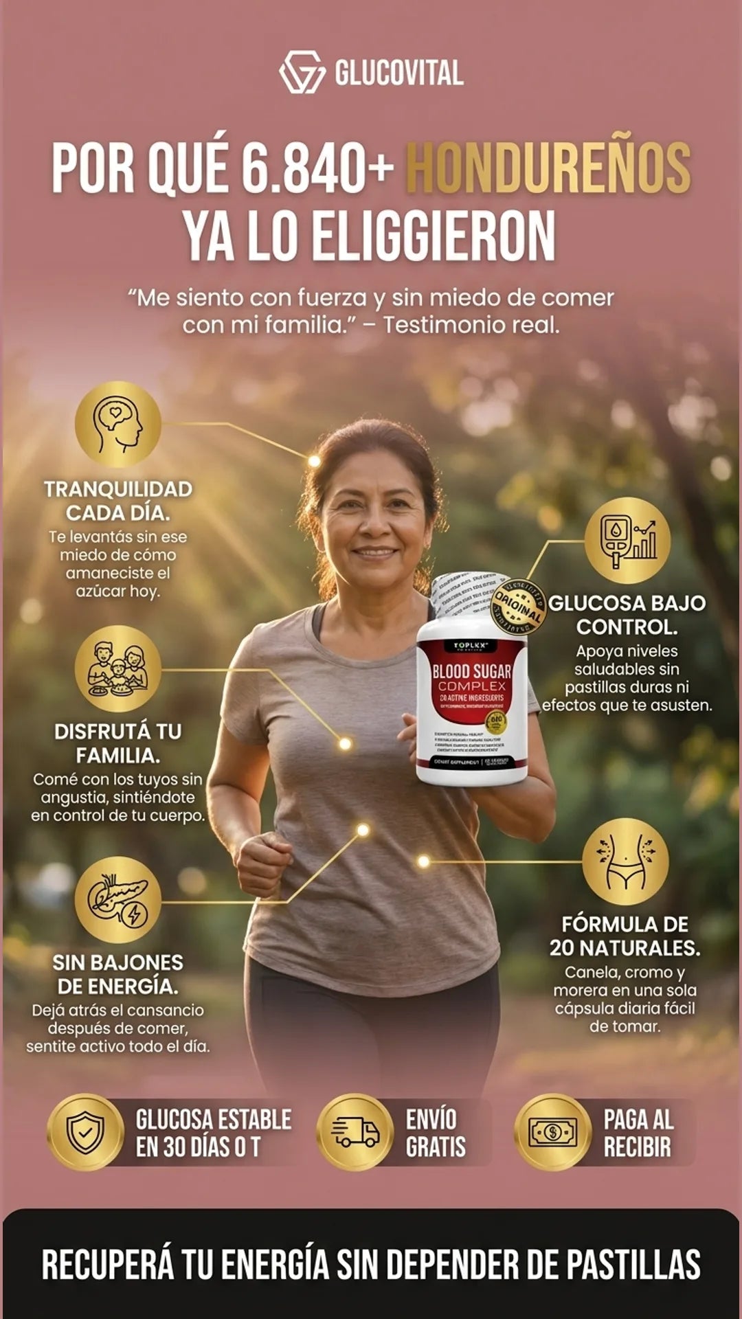 GlucoVital — beneficios