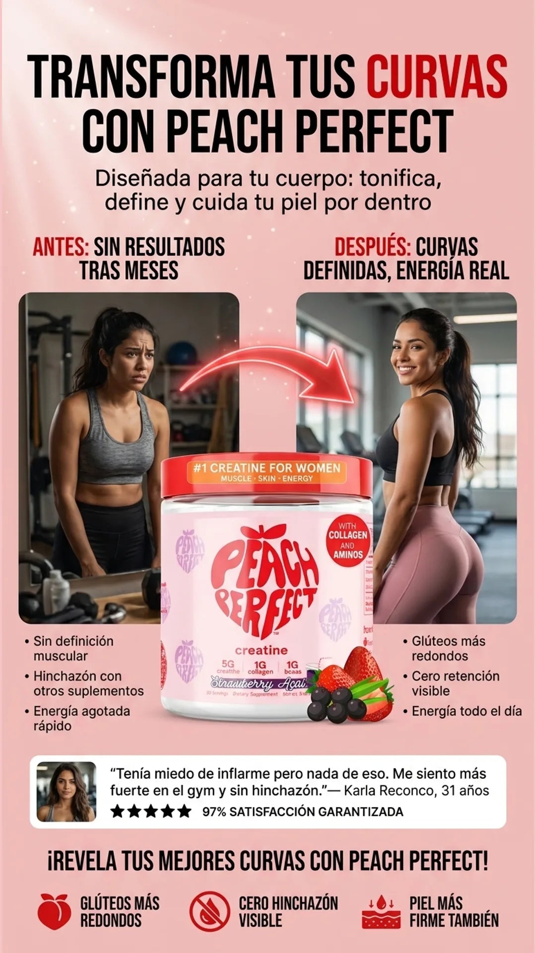 Peach Perfect — antes-despues