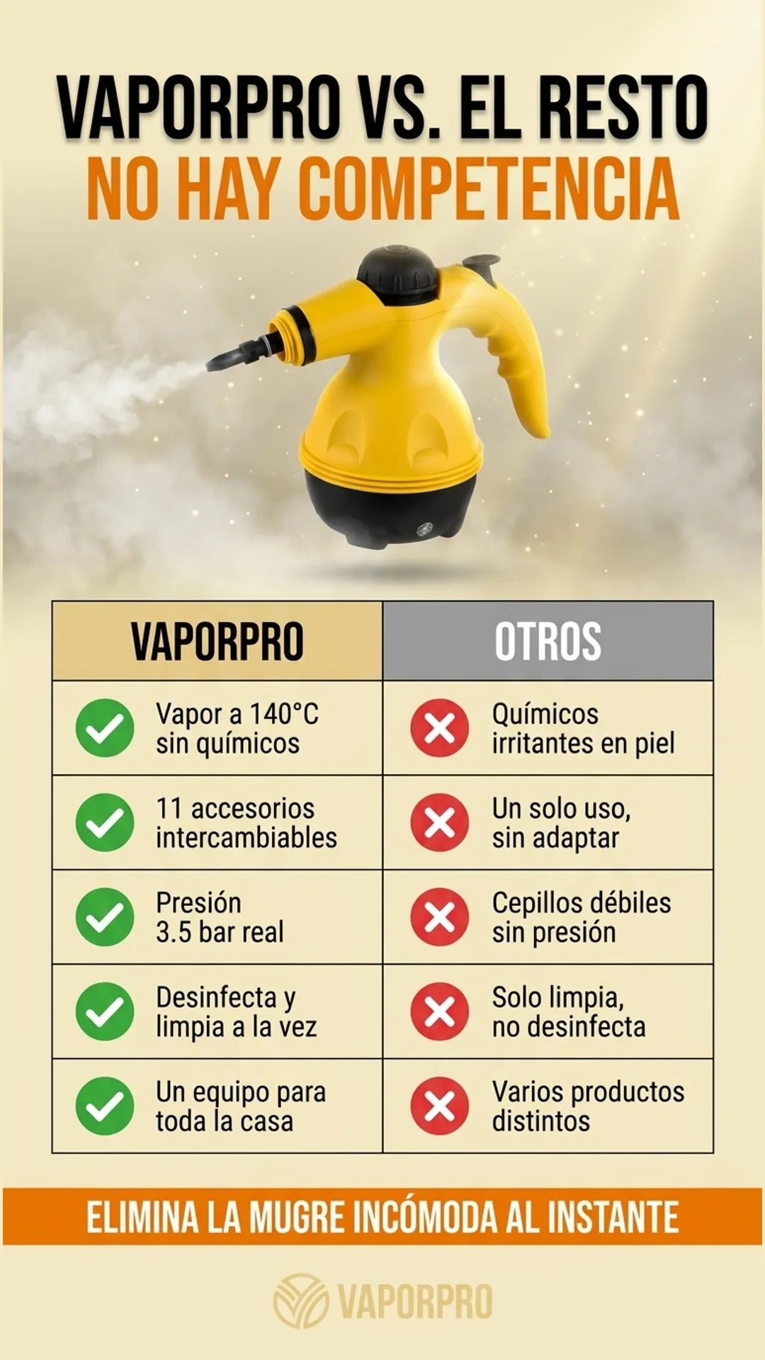 VaporPro — tabla-comparativa