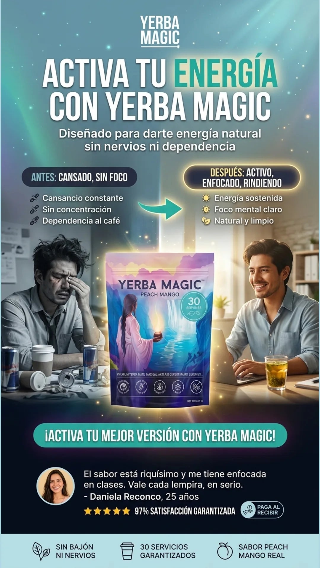 Yerba Magic — antes-despues