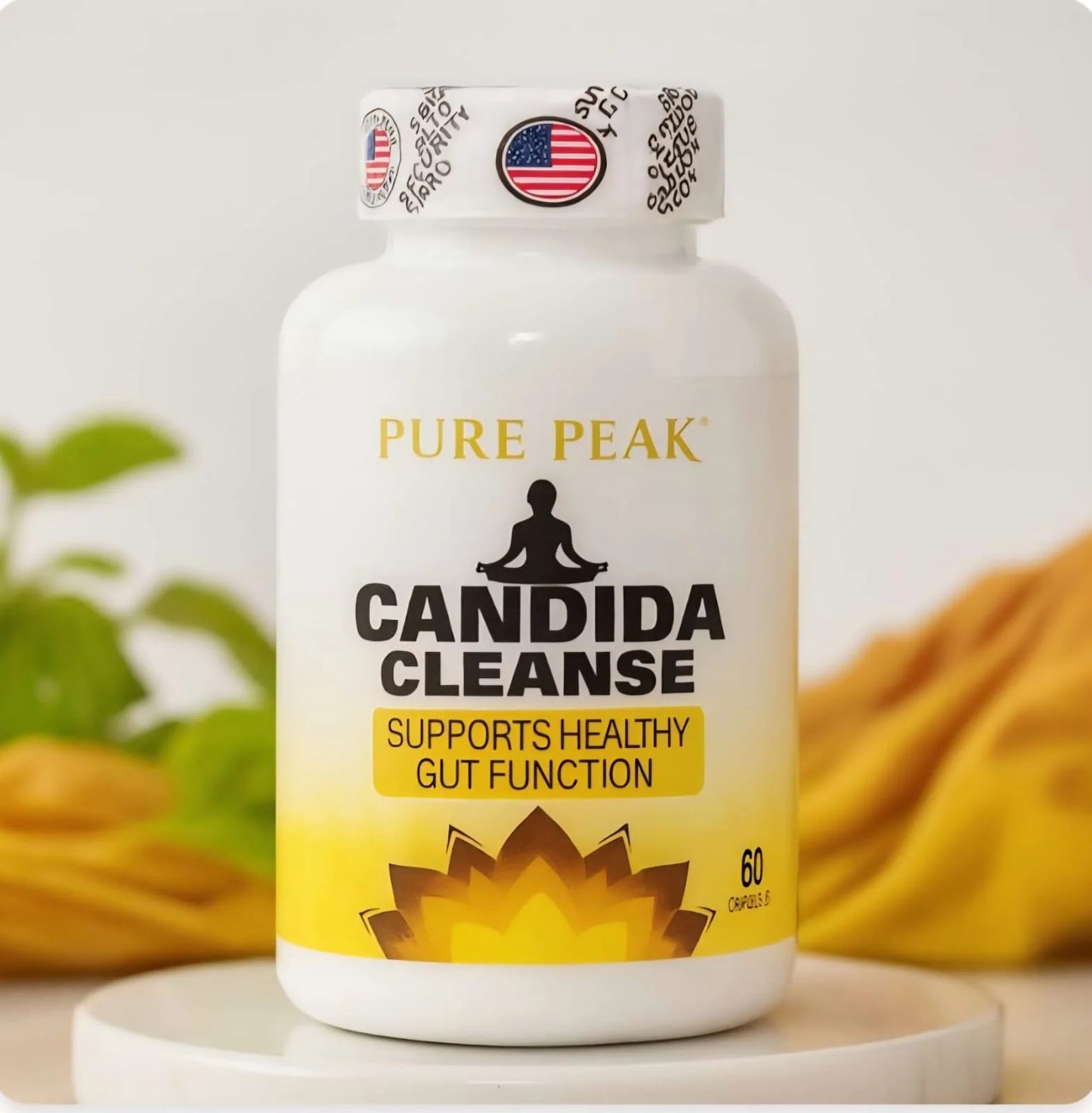 Candida Cleanse — Apoya Limpieza Intestinal y Digestión Saludable con Probióticos + Hierbas Naturales (60 Cápsulas)