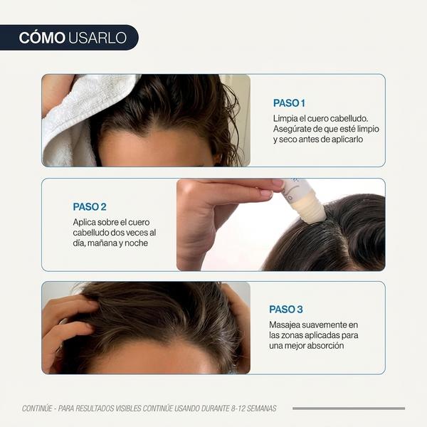 Be Bodywise Suero para el crecimiento del cabello Roll On | Suero para la pérdida del cabello y el crecimiento del cabello para hombres y mujeres