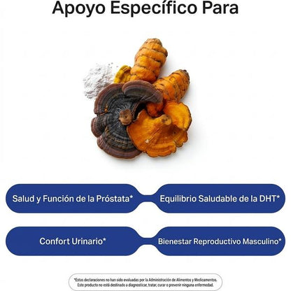 Suplemento Próstata 2000mg — Apoya Bienestar Urinario y Descanso Nocturno (90 Cápsulas)