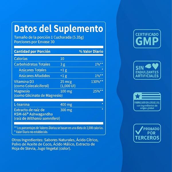 NELLO® SUPERCALM | Fórmula Avanzada para Reducir el Estrés, Relajar la Mente y Favorecer un Sueño Reparador