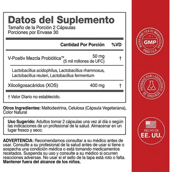 URO Probióticos Vaginales 60 Cápsulas — Apoya Equilibrio pH y Flora Íntima Natural (1 Mes)