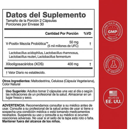 URO Probióticos Vaginales 60 Cápsulas — Apoya Equilibrio pH y Flora Íntima Natural (1 Mes)