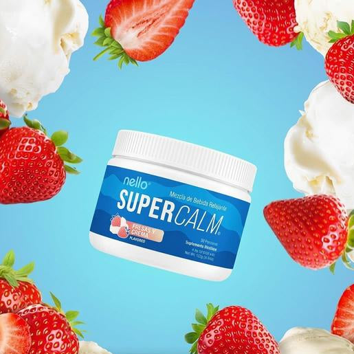 NELLO® SUPERCALM | Fórmula Avanzada para Reducir el Estrés, Relajar la Mente y Favorecer un Sueño Reparador