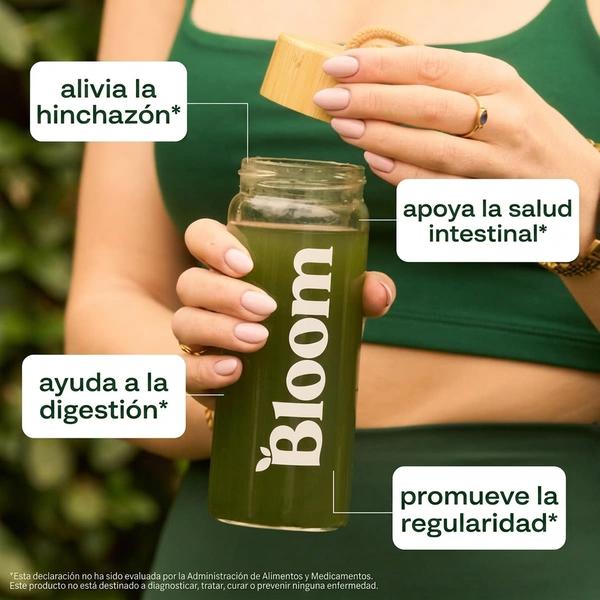 Bloom Greens Superalimentos Fresa Kiwi 290g — Apoya Digestión Saludable y Energía Natural (48 Porciones)