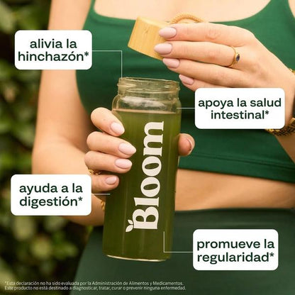 Bloom Greens Superalimentos Fresa Kiwi 290g — Apoya Digestión Saludable y Energía Natural (48 Porciones)