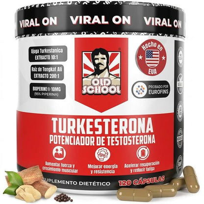 Turquesterona 15000mg — Apoya Fuerza y Rendimiento Muscular (120 Cápsulas)