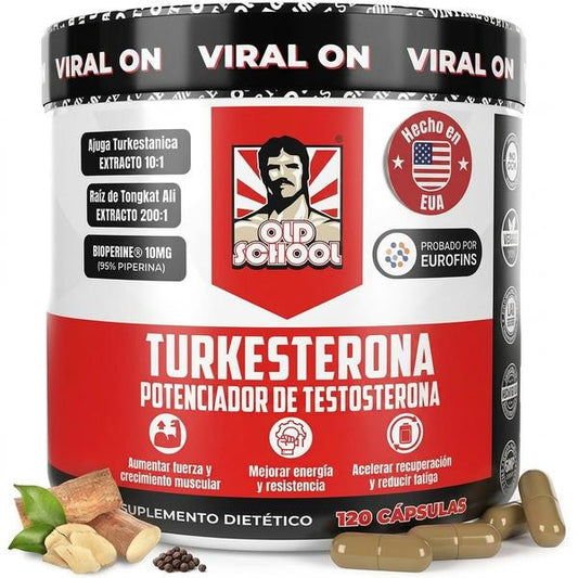 Turquesterona 15000mg — Apoya Fuerza y Rendimiento Muscular (120 Cápsulas)