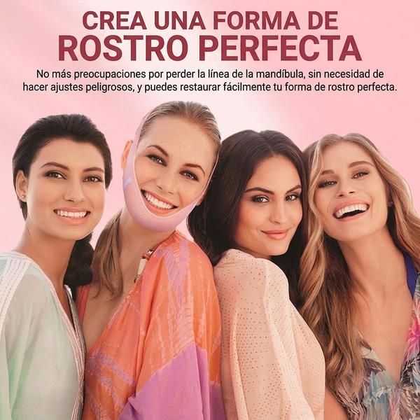 VELORA LIFT™ Banda Reafirmante Facial — Reduce Papada y Moldea Contorno