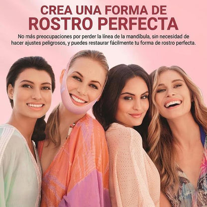 VELORA LIFT™ Banda Reafirmante Facial — Reduce Papada y Moldea Contorno