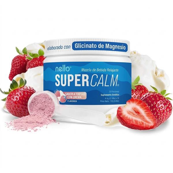 NELLO® SUPERCALM | Fórmula Avanzada para Reducir el Estrés, Relajar la Mente y Favorecer un Sueño Reparador