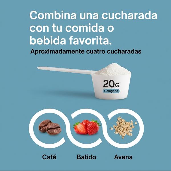 Colágeno en Polvo — Apoya Piel Radiante, Cabello Fuerte y Uñas Saludables