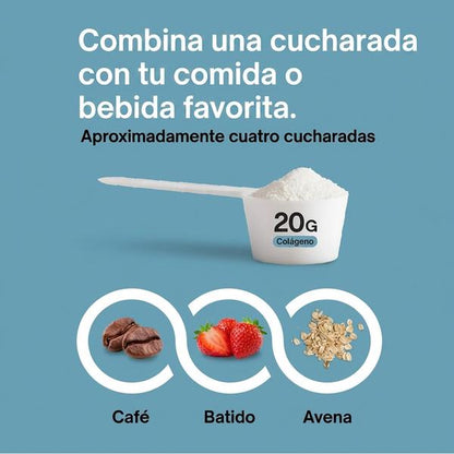 Colágeno en Polvo — Apoya Piel Radiante, Cabello Fuerte y Uñas Saludables