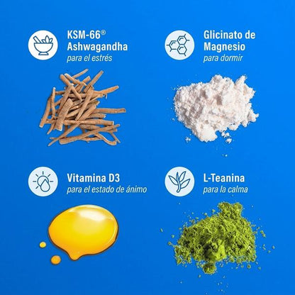 NELLO® SUPERCALM | Fórmula Avanzada para Reducir el Estrés, Relajar la Mente y Favorecer un Sueño Reparador